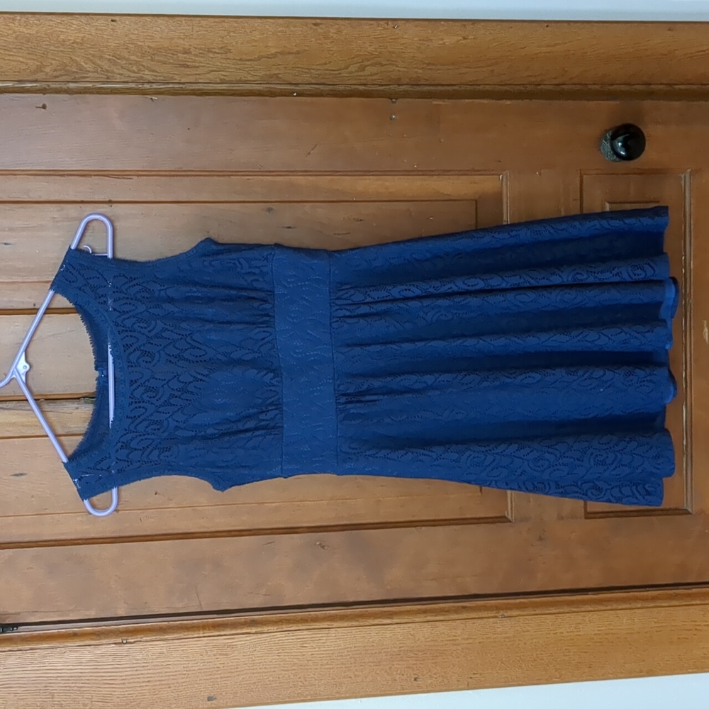Blue Cocktail dress, Sz 6